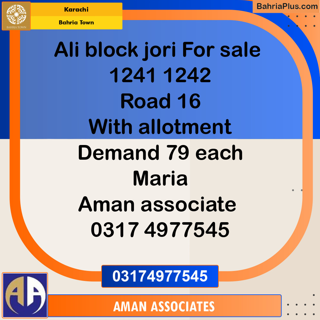 Residential Plot for Sale in Bahria Town, Karachi - (BP-206522)