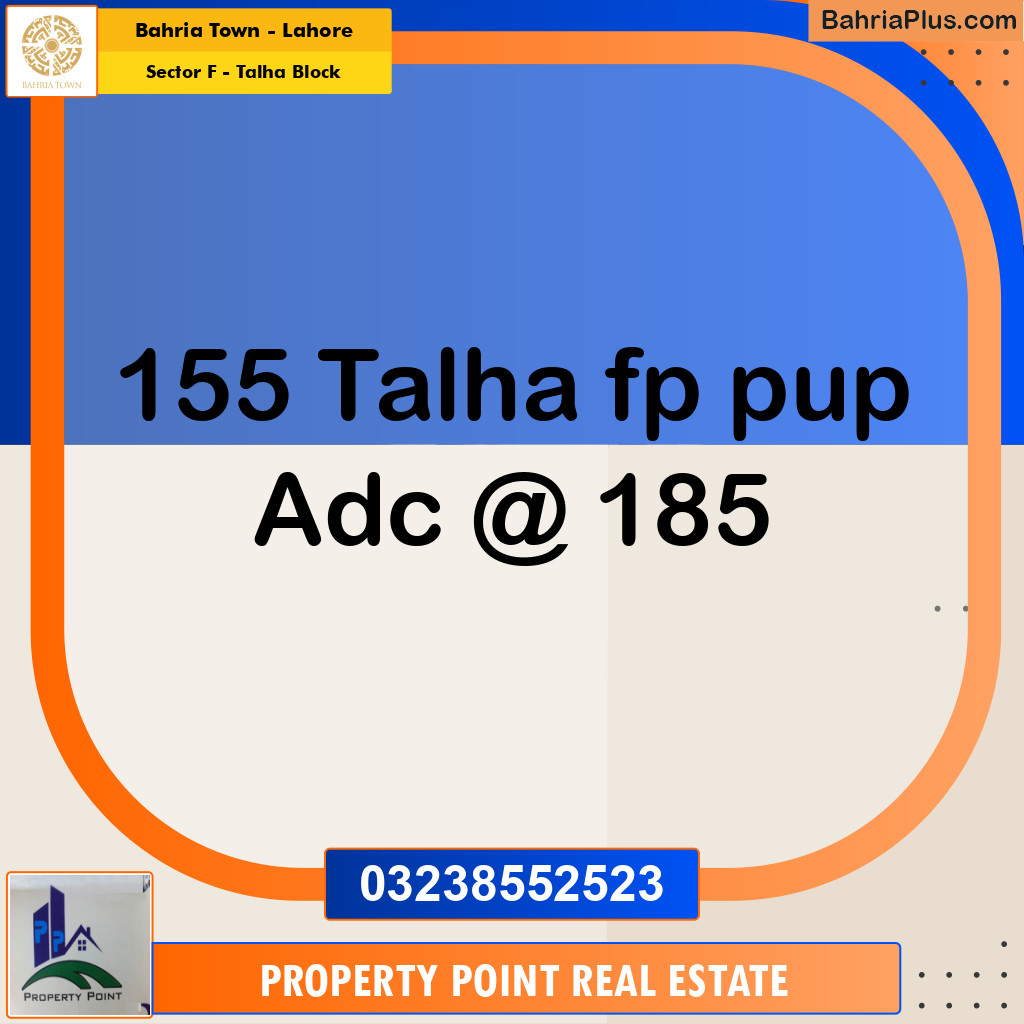 Residential Plot for Sale in Sector F - Talha Block -  Bahria Town, Lahore - (BP-206556)