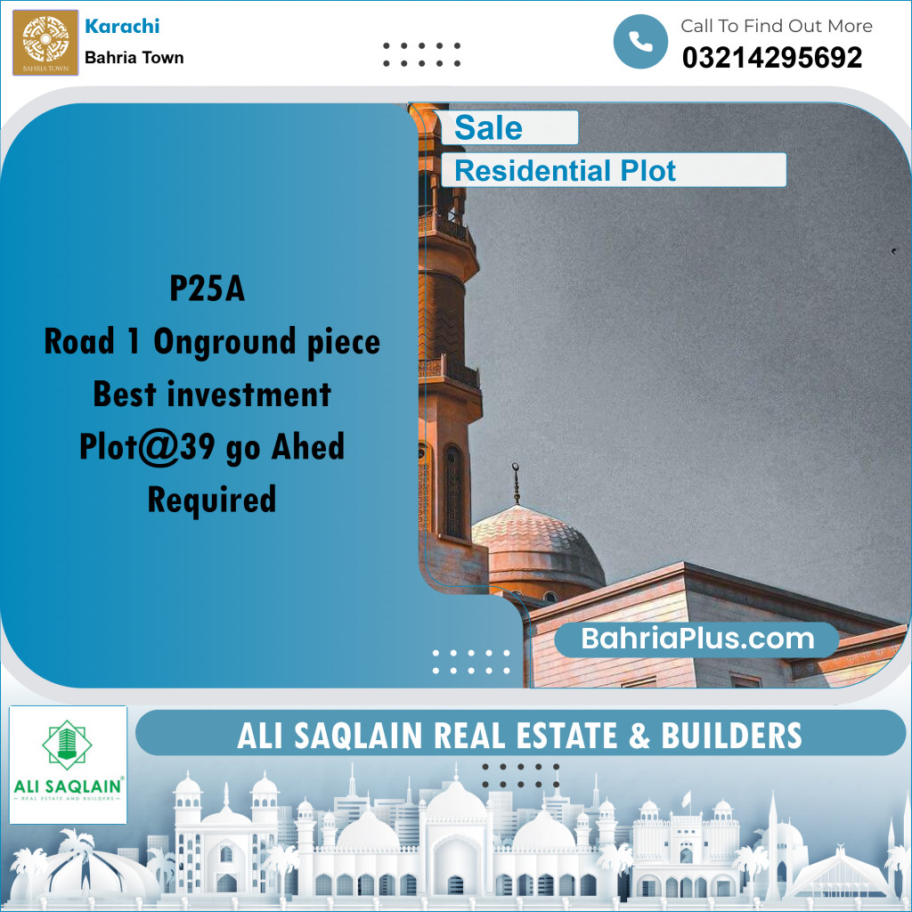 Residential Plot for Sale in Bahria Town, Karachi - (BP-206600)