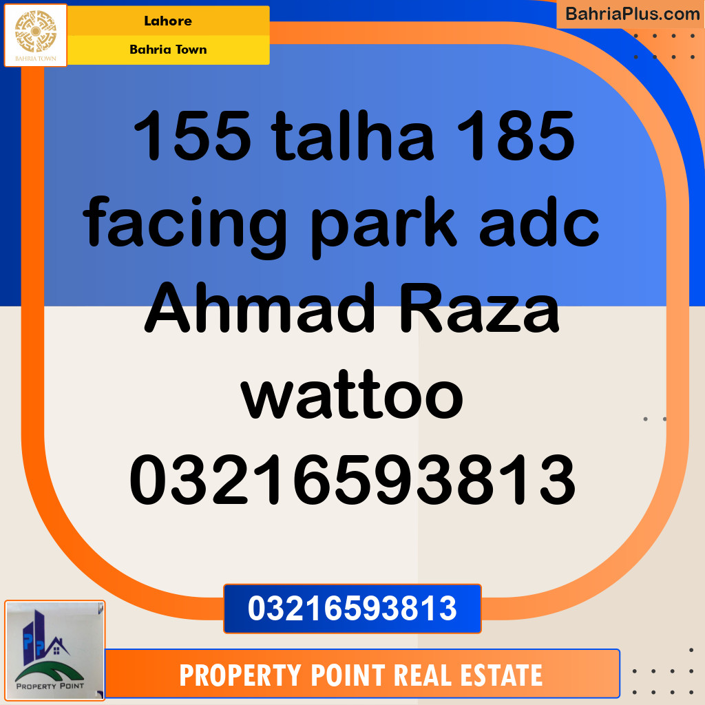 Residential Plot for Sale in Bahria Town, Lahore - (BP-206767)