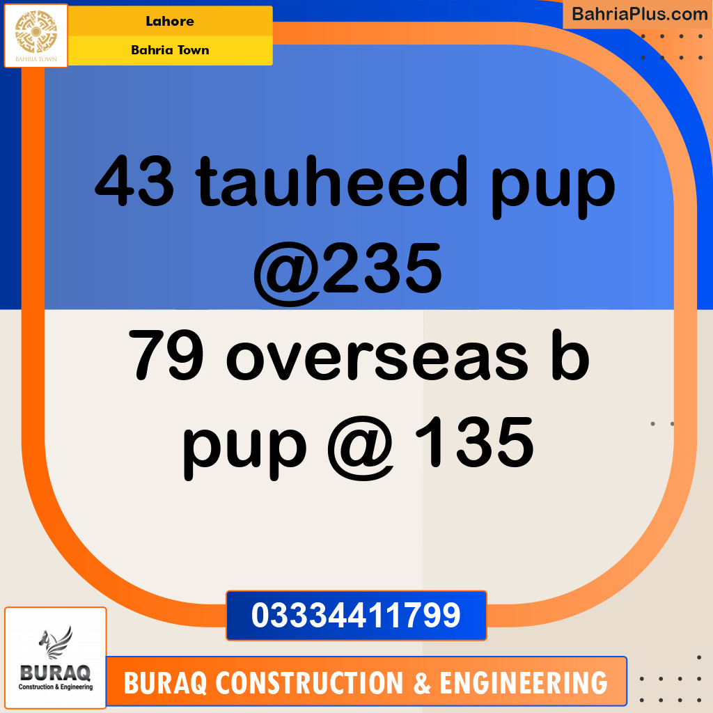 Residential Plot for Sale in Bahria Town, Lahore - (BP-206859)