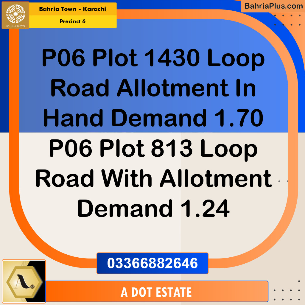 272 Sq. Yards Residential Plot for Sale in Precinct 6 -  Bahria Town, Karachi - (BP-206886)