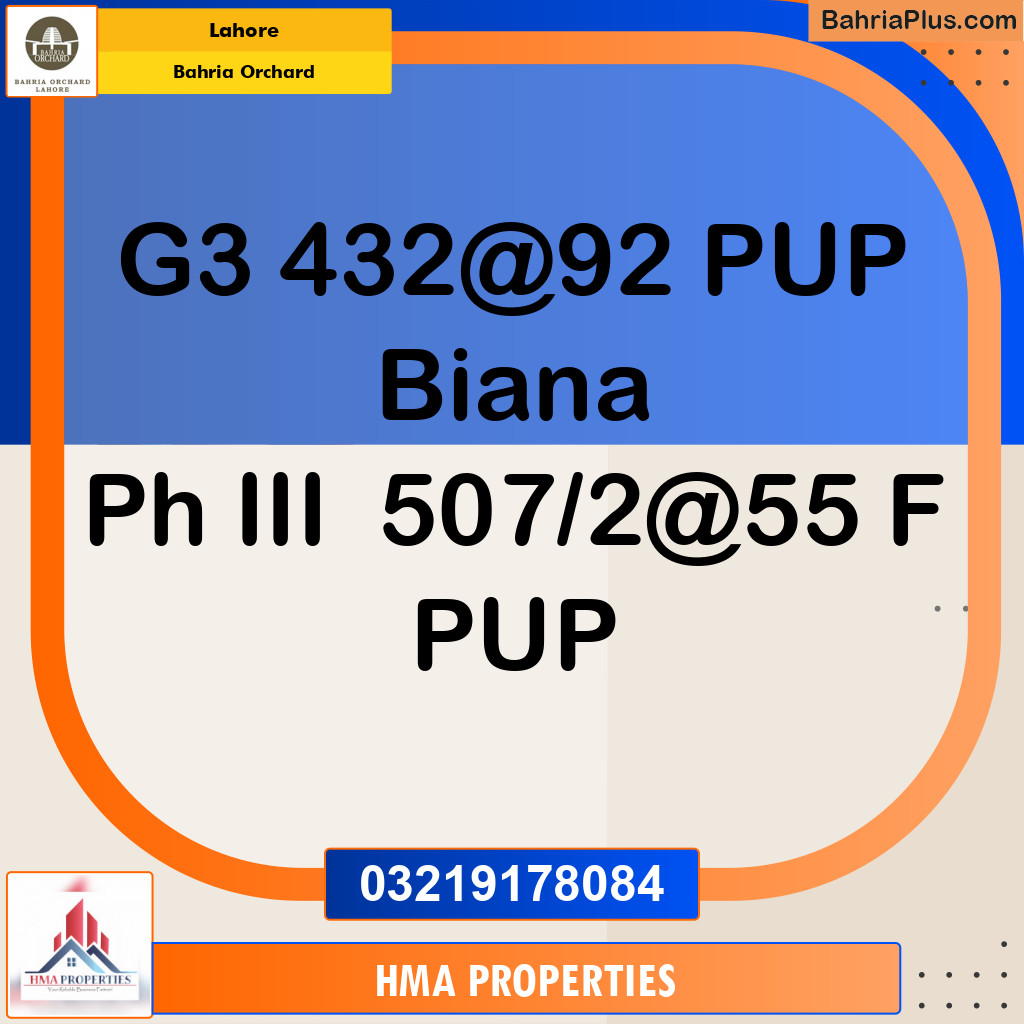 10 Marla Residential Plot for Sale in Bahria Orchard, Lahore - (BP-207133)