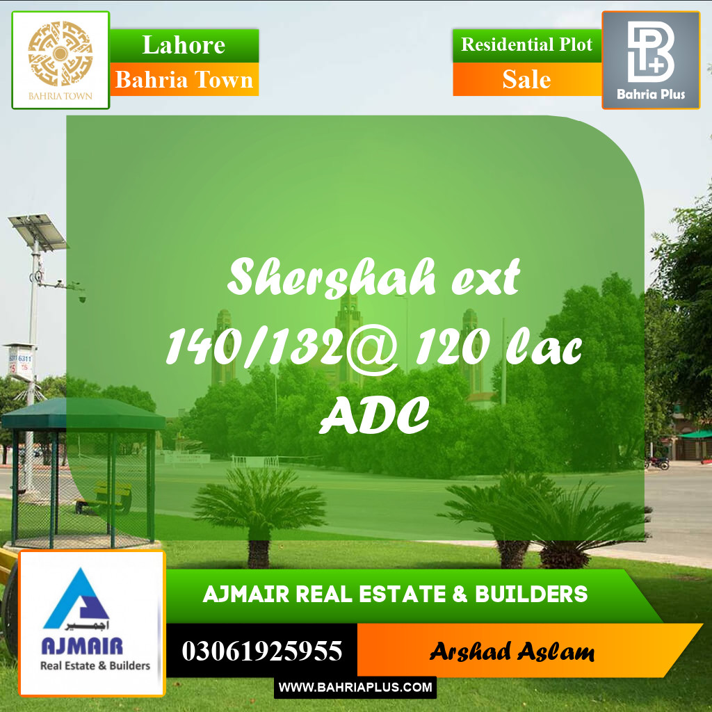 Residential Plot for Sale in Bahria Town, Lahore - (BP-207291)