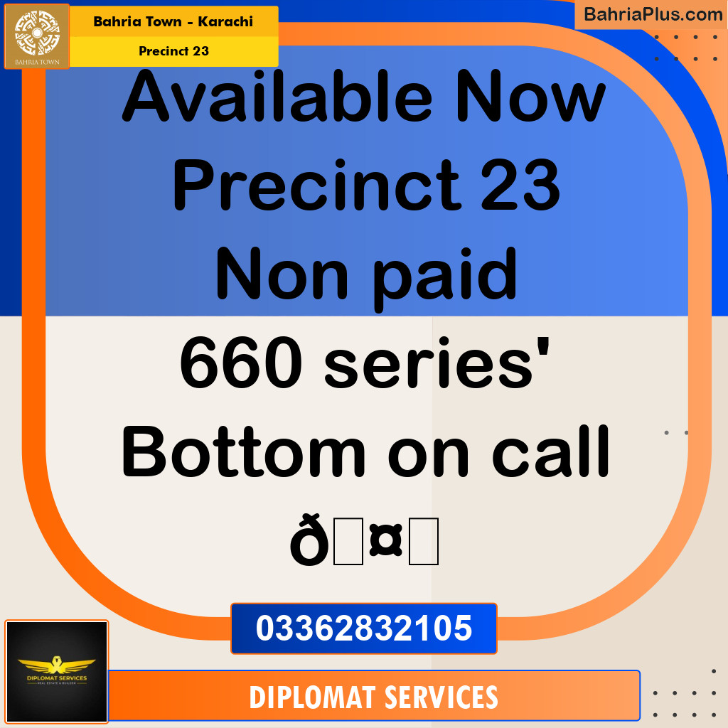 125 Sq. Yards Residential Plot for Sale in Precinct 23 -  Bahria Town, Karachi - (BP-207464)