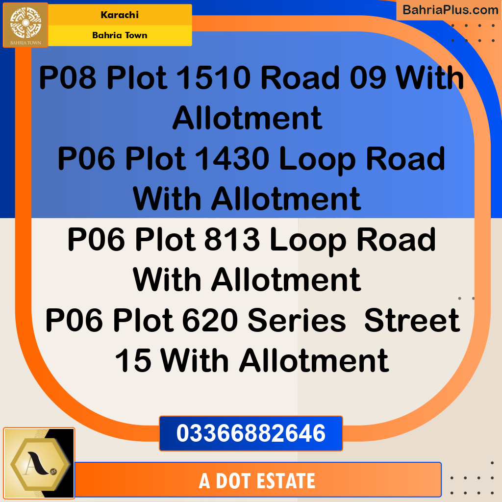 272 Sq. Yards Residential Plot for Sale in Bahria Town, Karachi - (BP-207547)