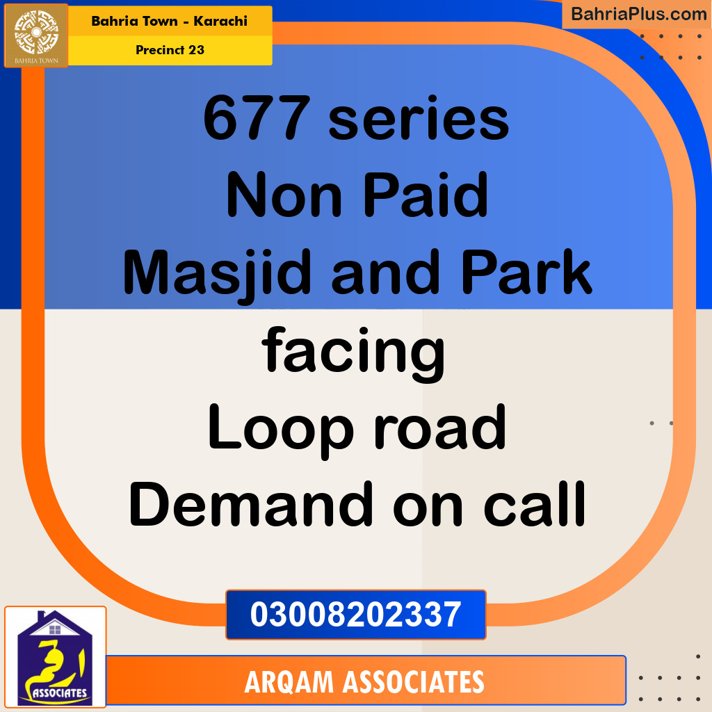 125 Sq. Yards Residential Plot for Sale in Precinct 23 -  Bahria Town, Karachi - (BP-207781)