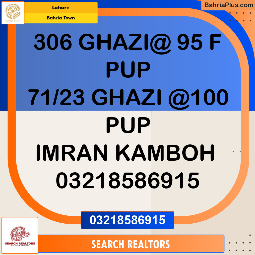 Residential Plot for Sale in Bahria Town, Lahore - (BP-207975)