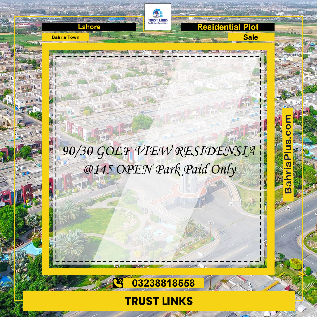 Residential Plot for Sale in Bahria Town, Lahore - (BP-208029)