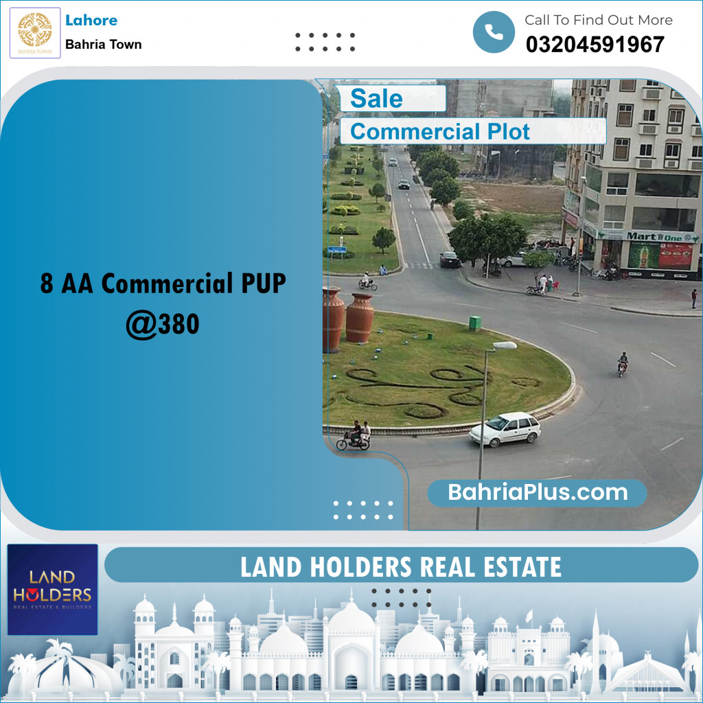Commercial Plot for Sale in Bahria Town, Lahore - (BP-208044)