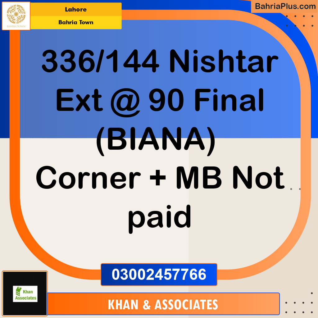 Residential Plot for Sale in Bahria Town, Lahore - (BP-208057)