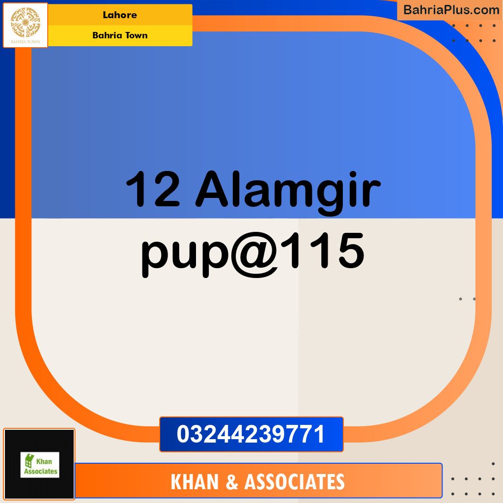 Residential Plot for Sale in Bahria Town, Lahore - (BP-208181)