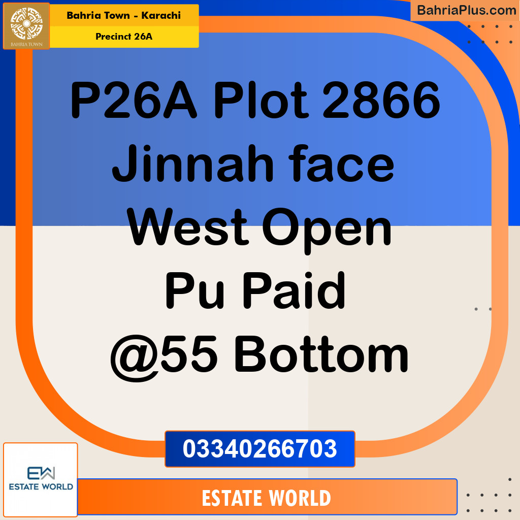 125 Sq. Yards Residential Plot for Sale in Precinct 26A - Bahria Town, Karachi - (BP-208188)