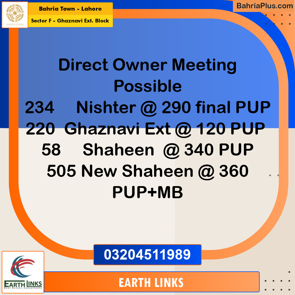 10 Marla Residential Plot for Sale in Sector F - Ghaznavi Ext. Block -  Bahria Town, Lahore - (BP-208772)