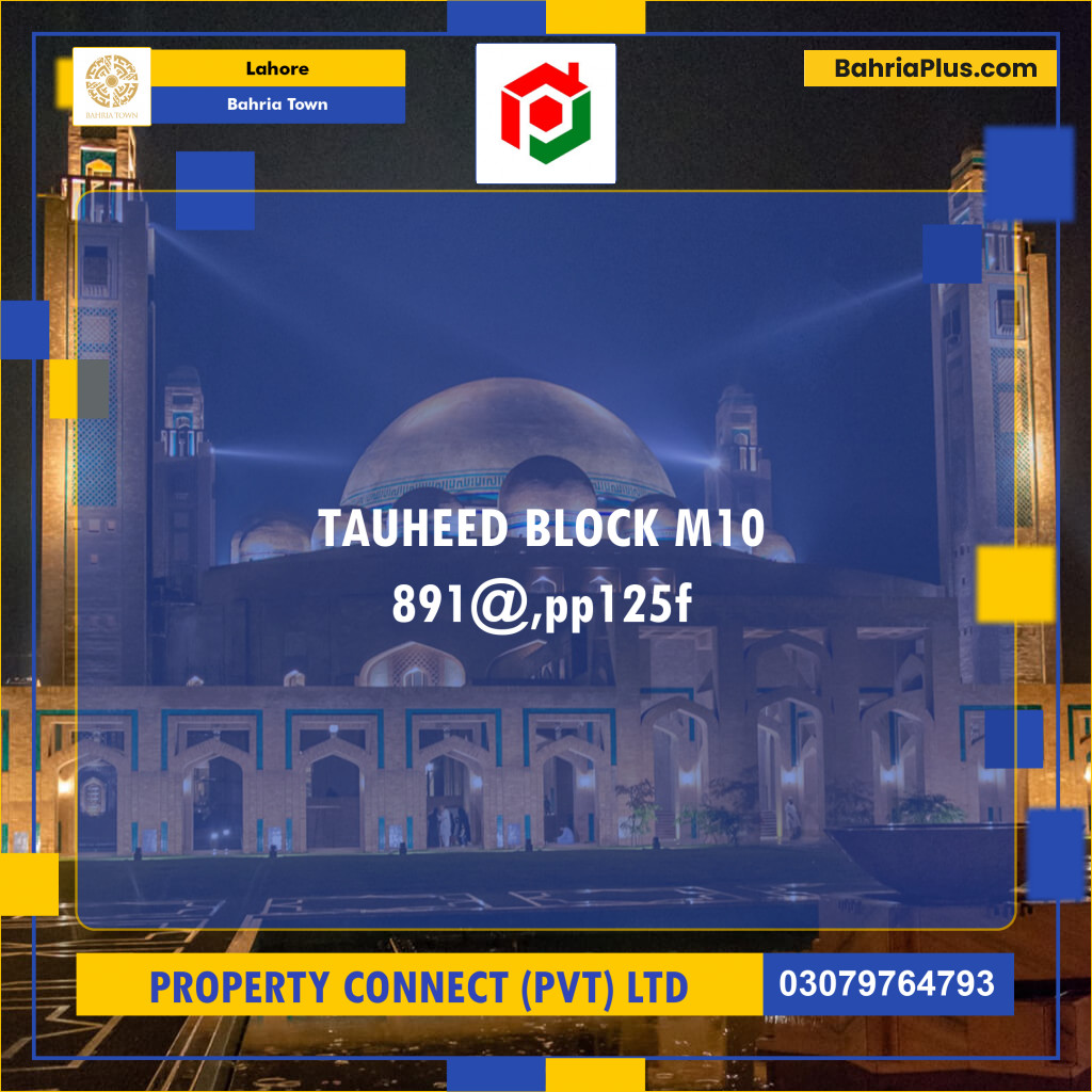 Residential Plot for Sale in Bahria Town, Lahore - (BP-208907)