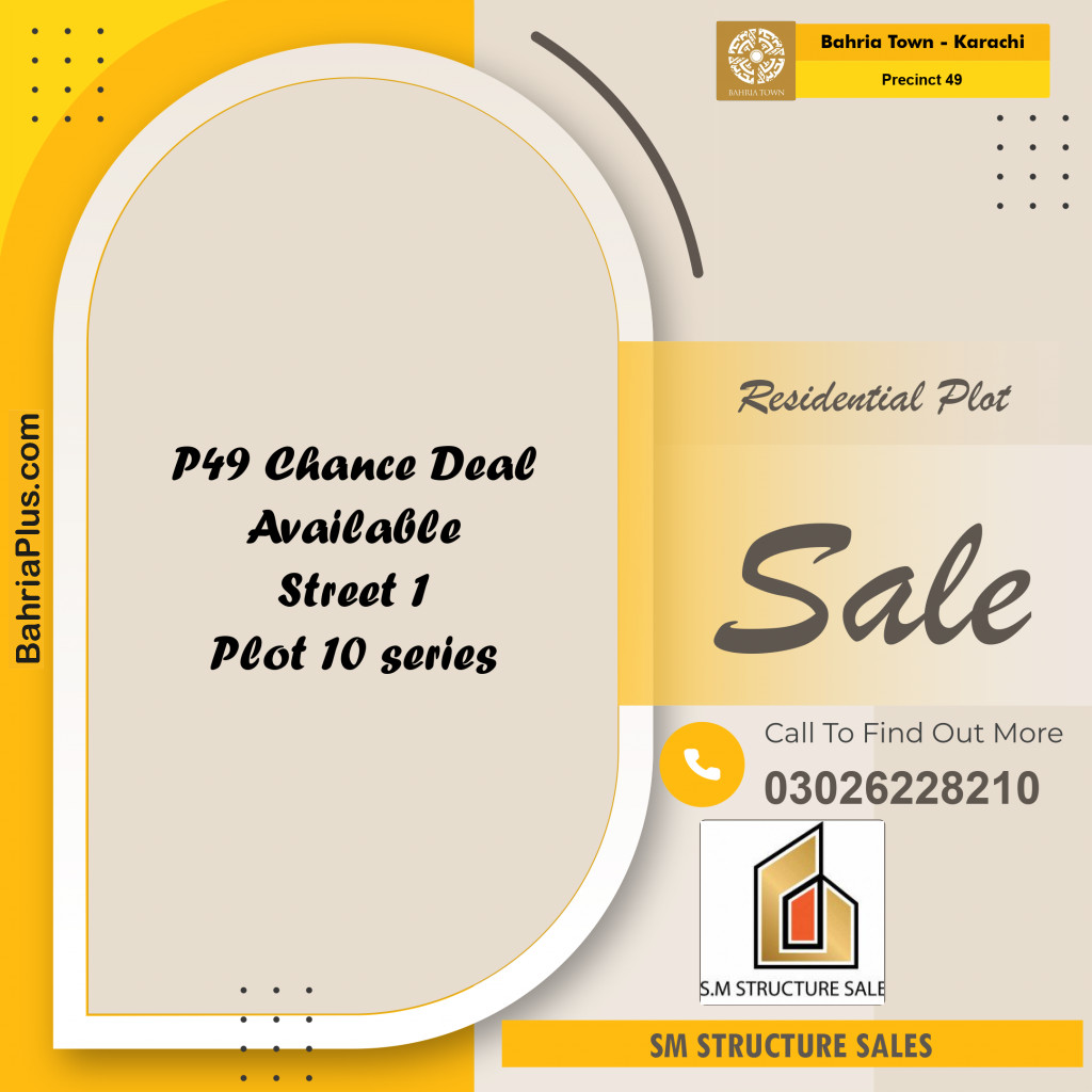 250 Sq. Yards Residential Plot for Sale in Precinct 49 -  Bahria Town, Karachi - (BP-209007)