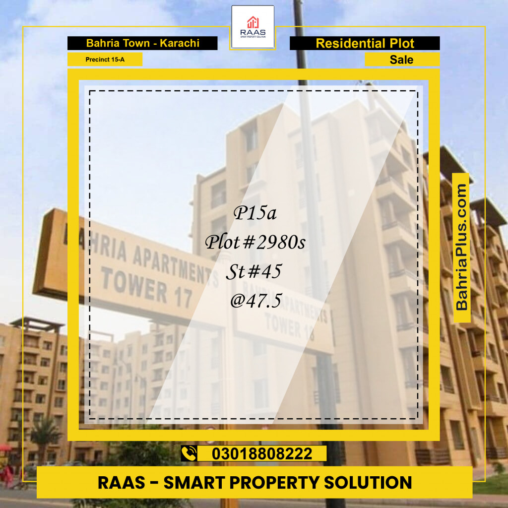 125 Sq. Yards Residential Plot for Sale in Precinct 15-A -  Bahria Town, Karachi - (BP-209075)