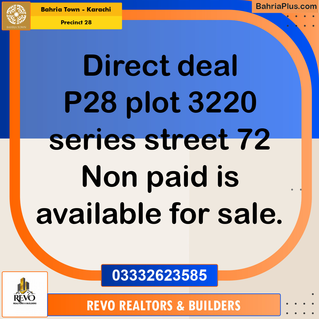 125 Sq. Yards Residential Plot for Sale in Precinct 28 -  Bahria Town, Karachi - (BP-209143)