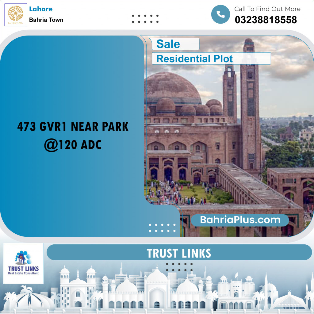 Residential Plot for Sale in Bahria Town, Lahore - (BP-209313)
