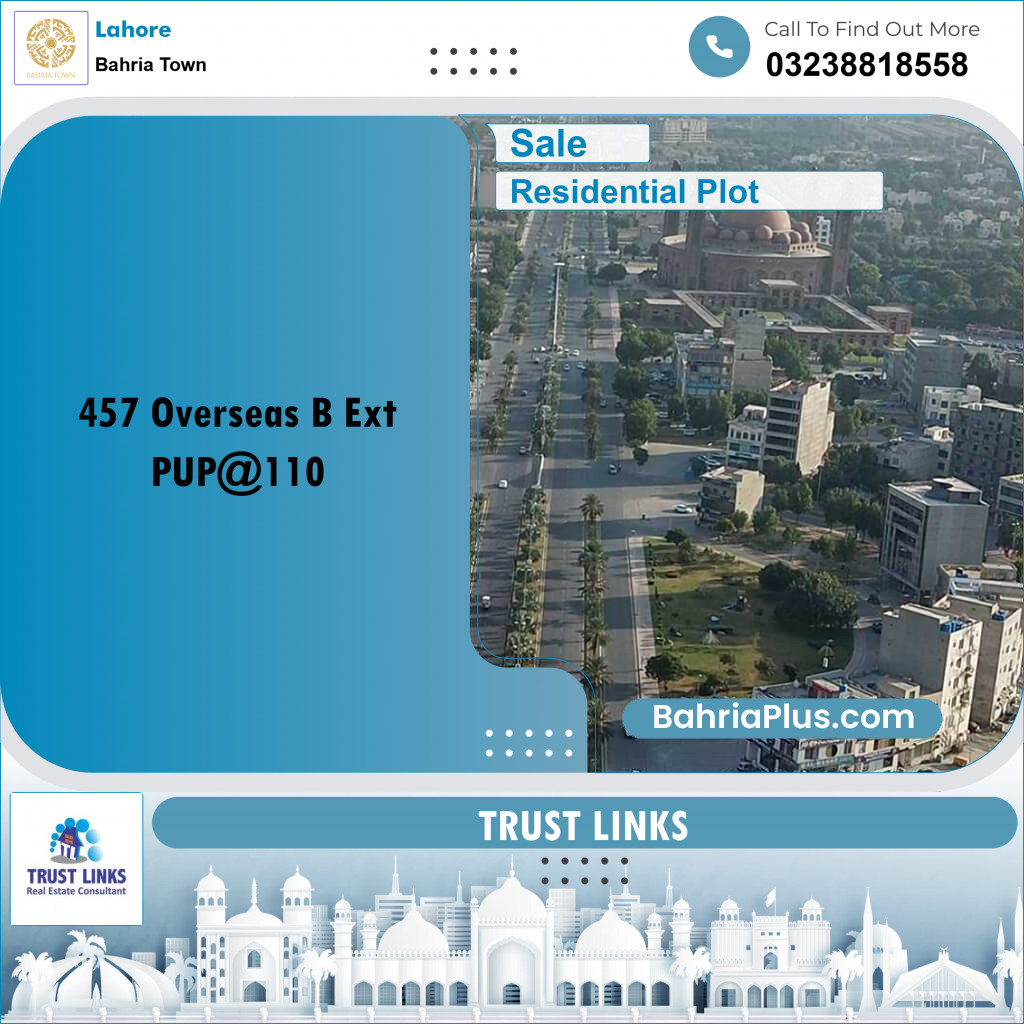 Residential Plot for Sale in Bahria Town, Lahore - (BP-209314)