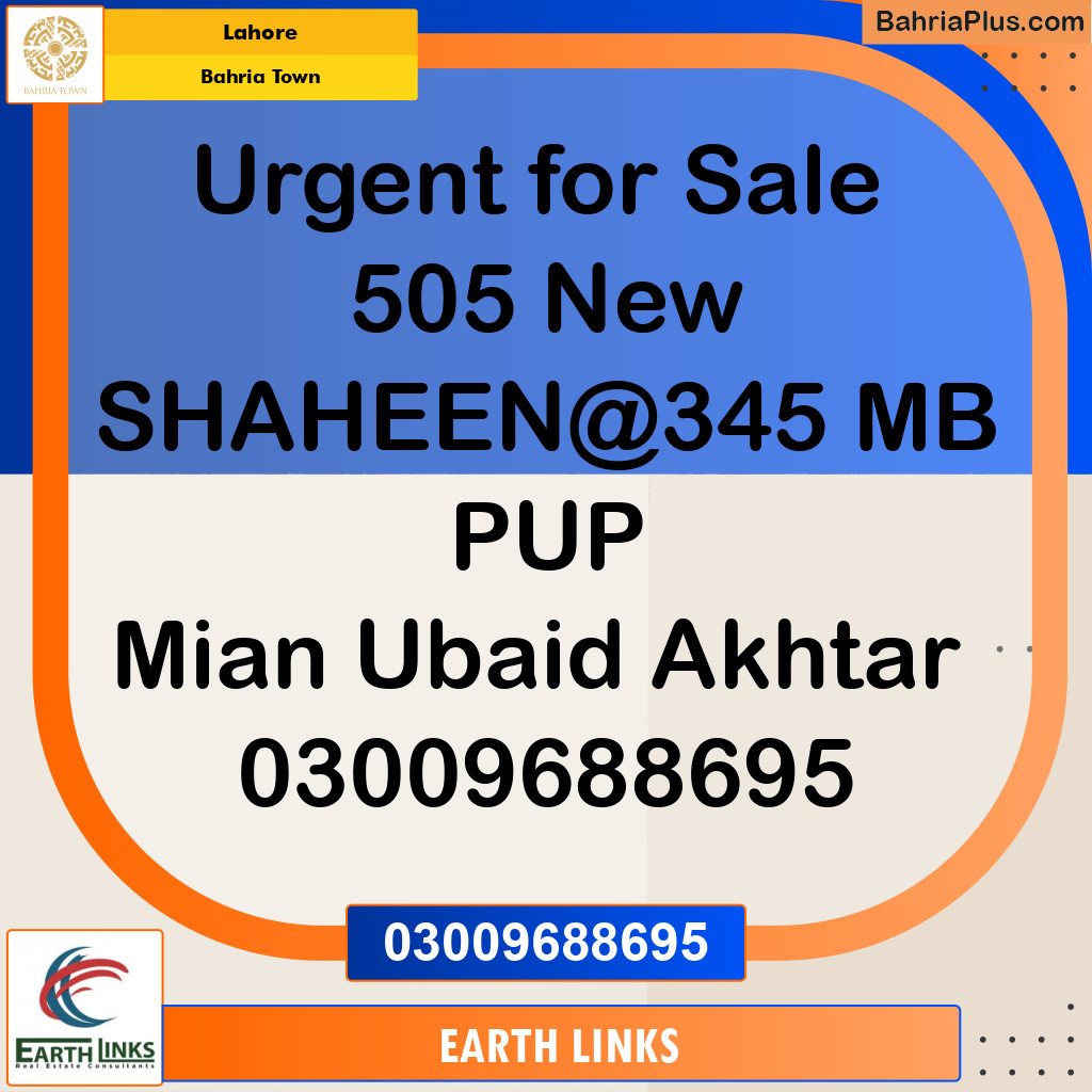 Residential Plot for Sale in Bahria Town, Lahore - (BP-209384)