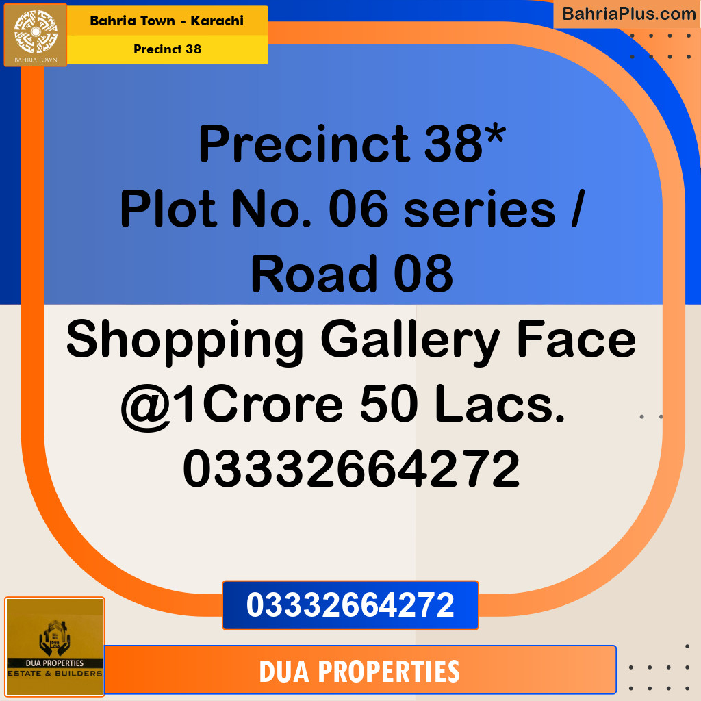 Residential Plot for Sale in Precinct 38 -  Bahria Town, Karachi - (BP-209455)