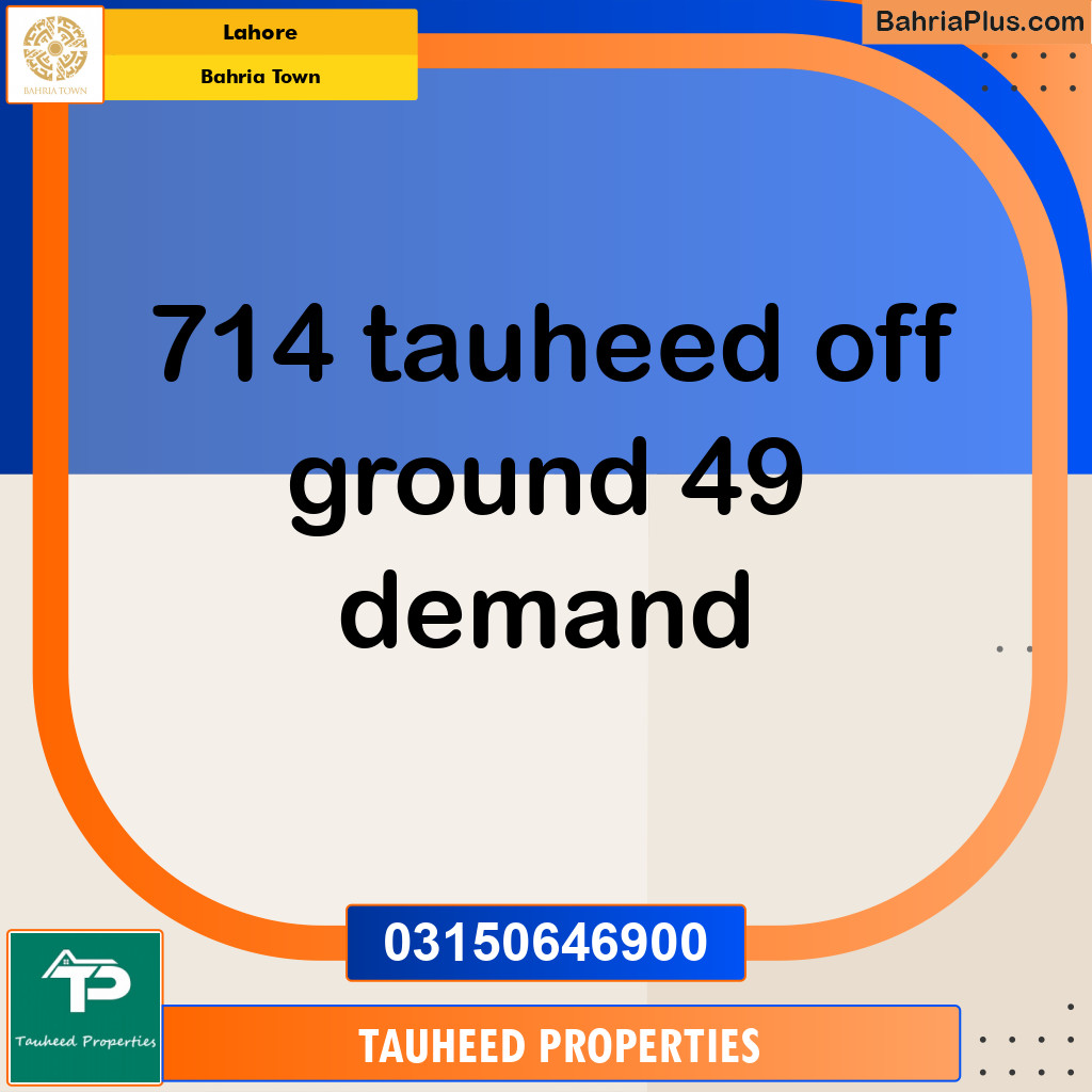 Residential Plot for Sale in Bahria Town, Lahore - (BP-209534)