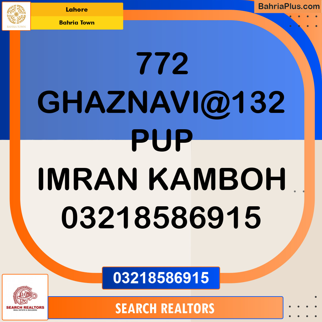 Residential Plot for Sale in Bahria Town, Lahore - (BP-209537)
