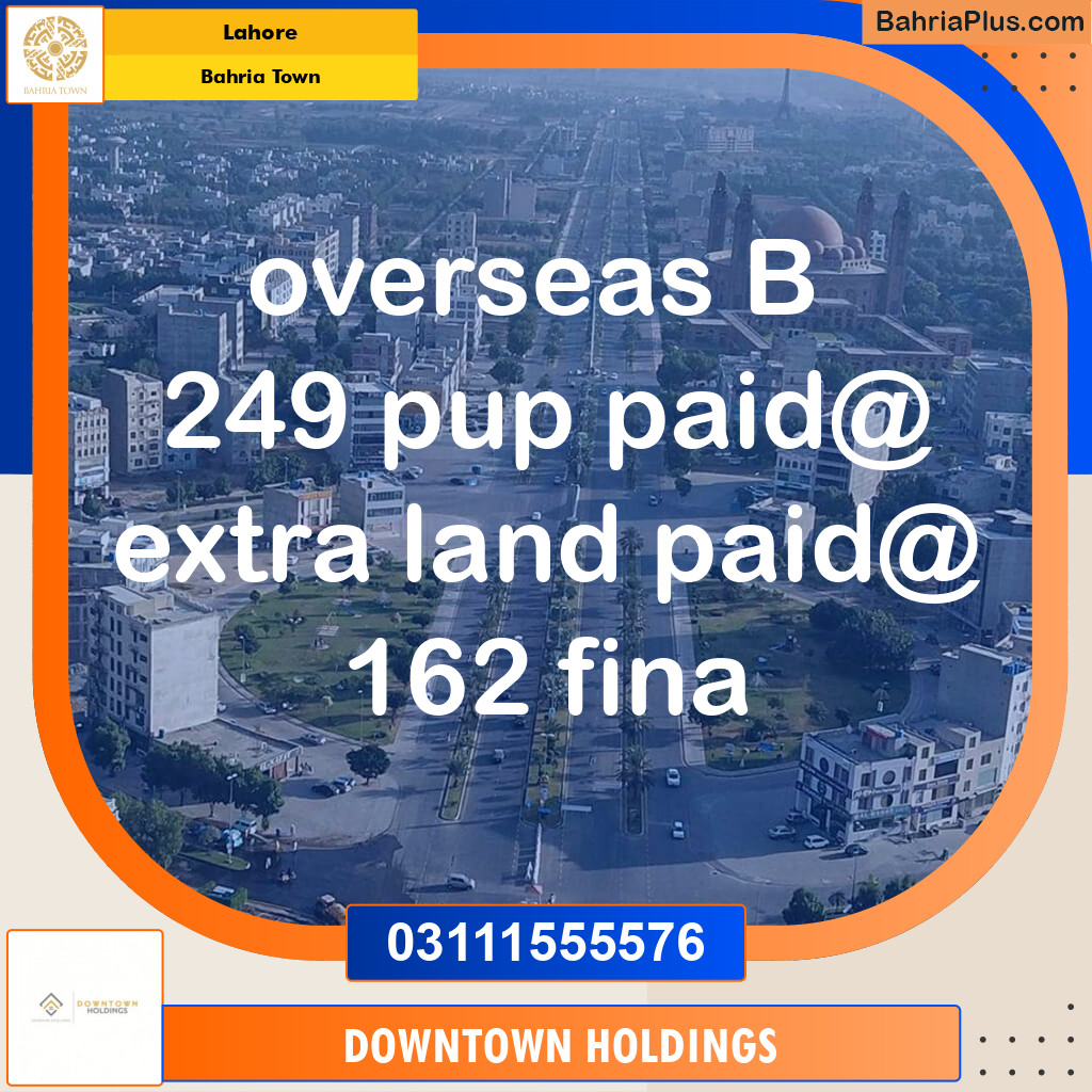 Residential Plot for Sale in Bahria Town, Lahore - (BP-209539)