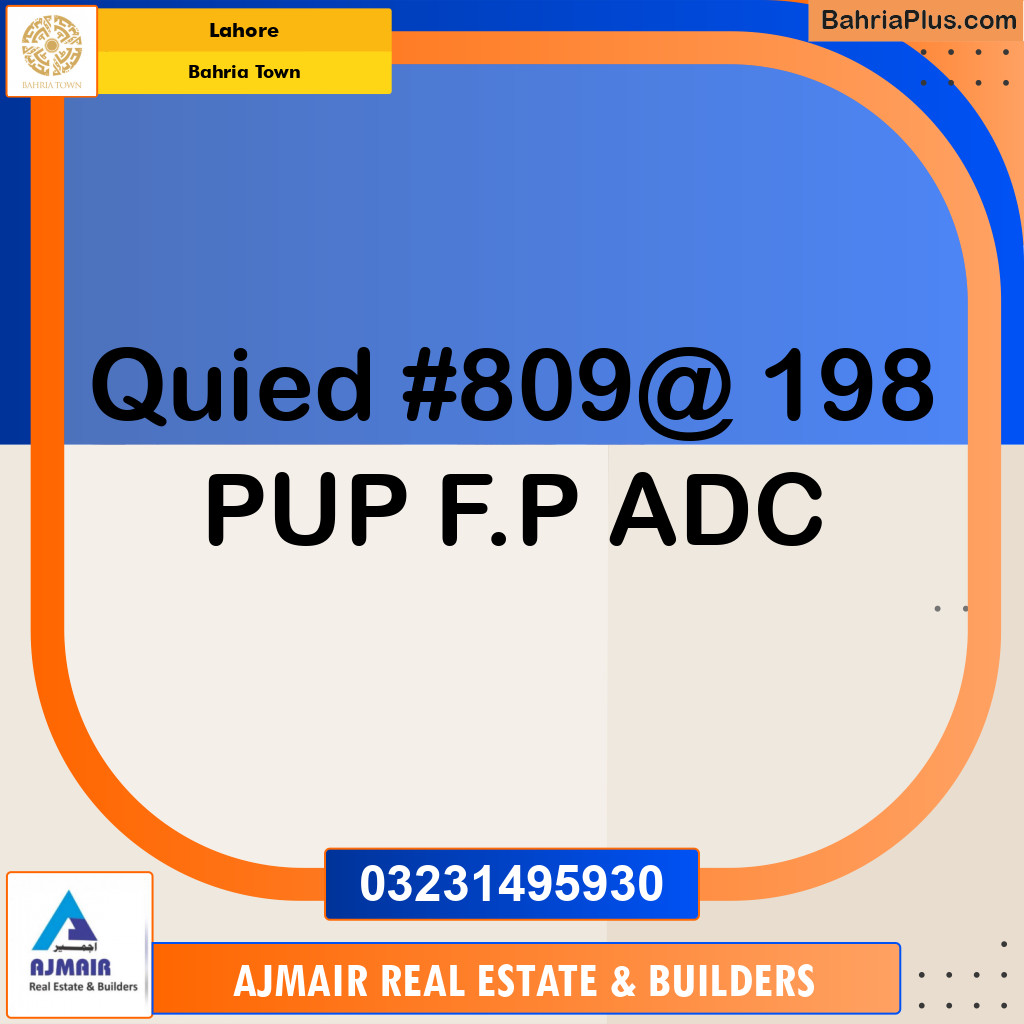 Residential Plot for Sale in Bahria Town, Lahore - (BP-209609)
