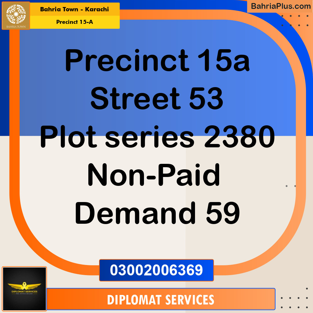 125 Sq. Yards Residential Plot for Sale in Precinct 15-A - Bahria Town, Karachi - (BP-209773)