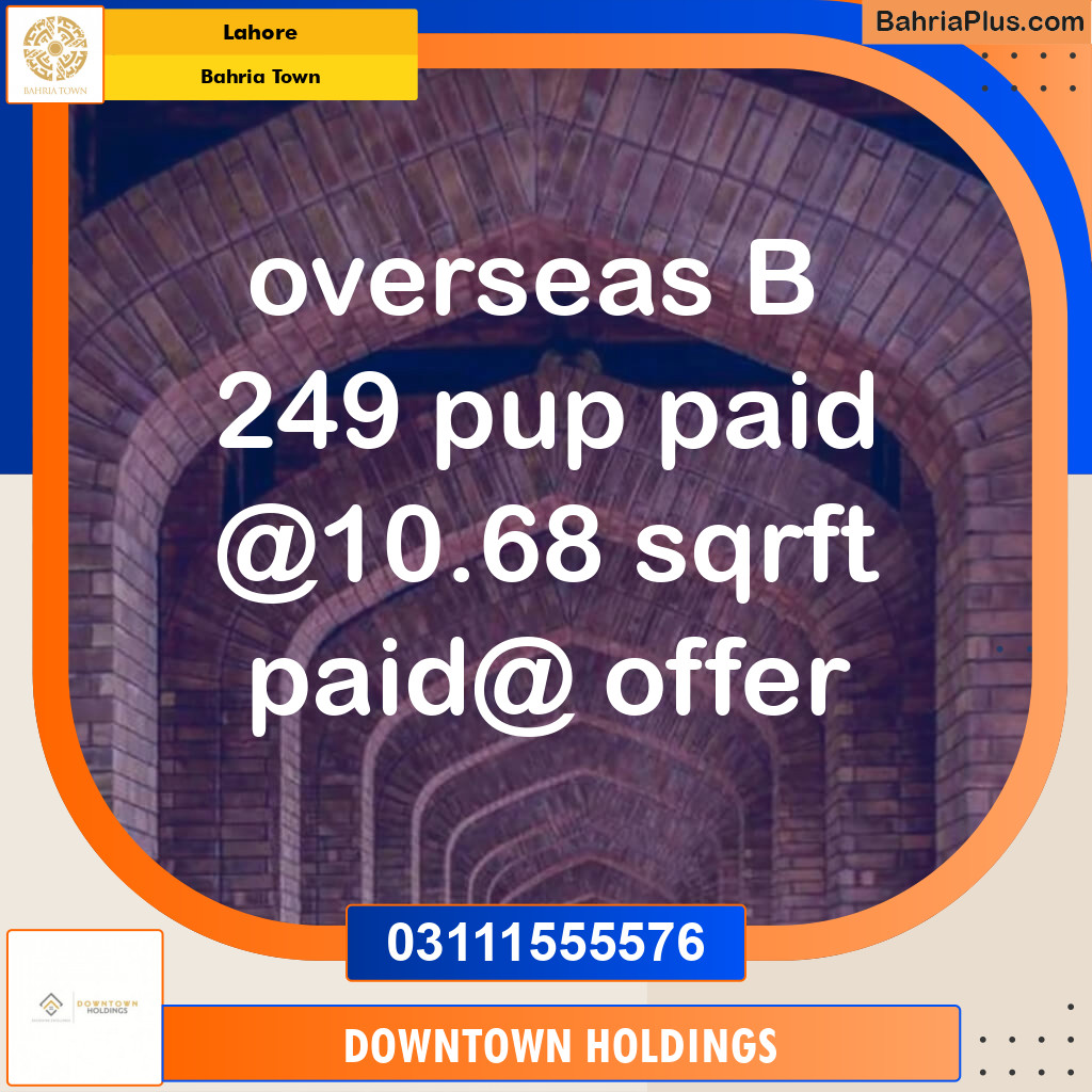 Residential Plot for Sale in Bahria Town, Lahore - (BP-209846)