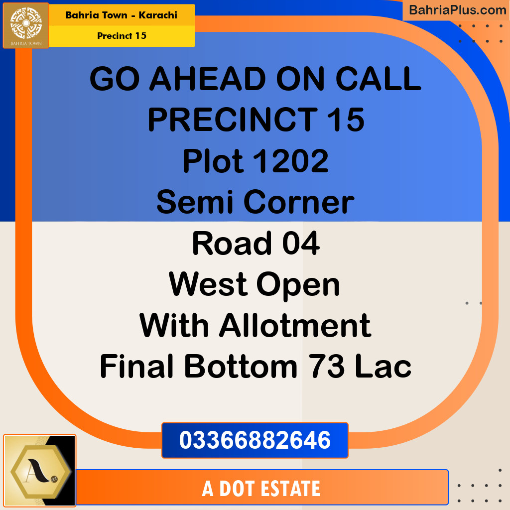 125 Sq. Yards Residential Plot for Sale in Precinct 15 -  Bahria Town, Karachi - (BP-210230)