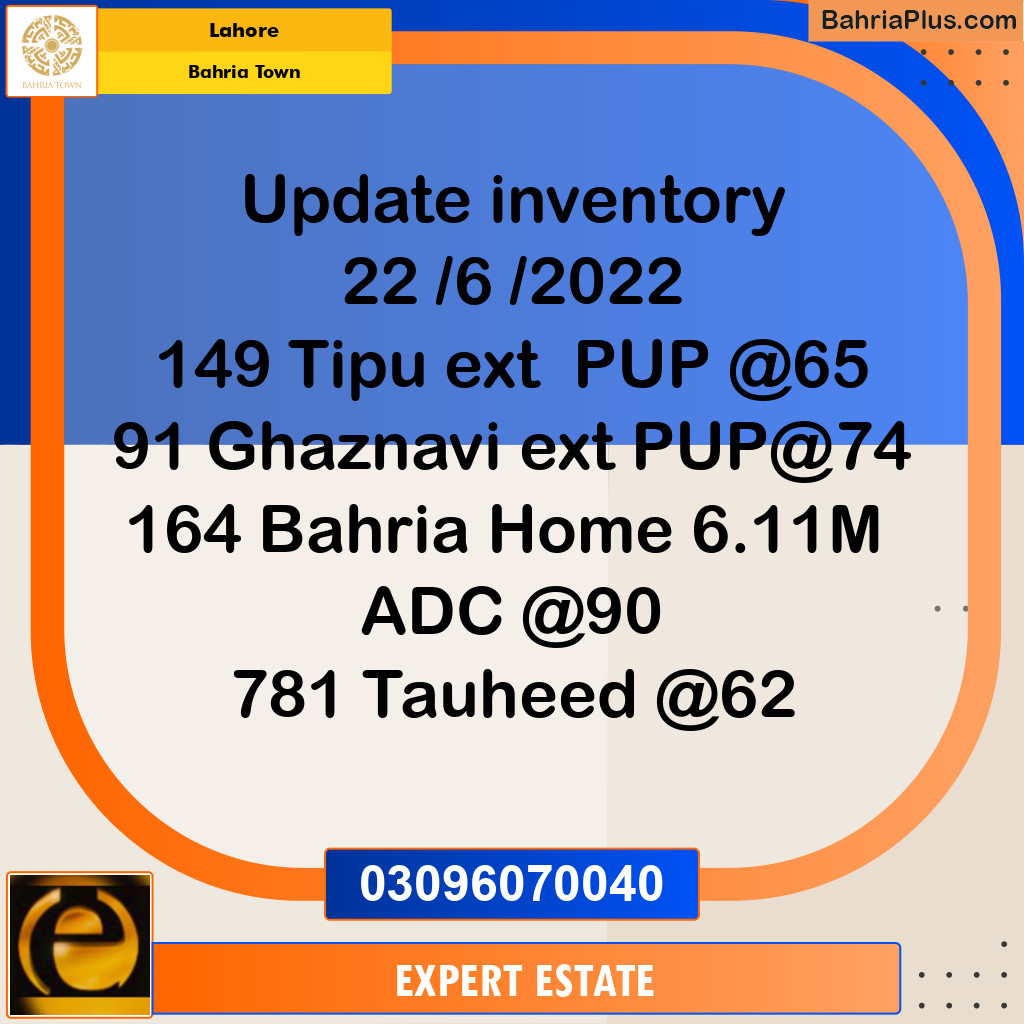 5 Marla Residential Plot for Sale in Bahria Town, Lahore - (BP-210295)