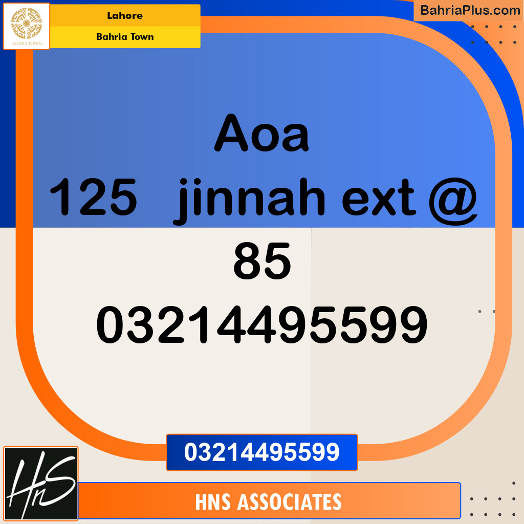 Residential Plot for Sale in Bahria Town, Lahore - (BP-210574)