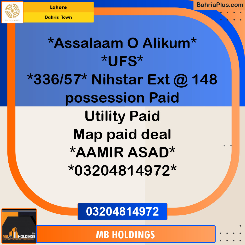 10 Marla Residential Plot for Sale in Bahria Town, Lahore - (BP-210615)