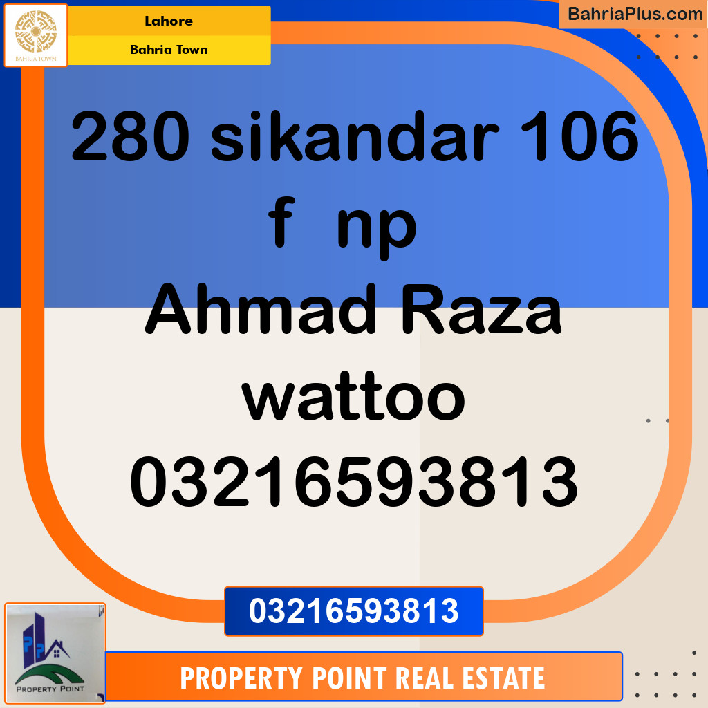 Residential Plot for Sale in Bahria Town, Lahore - (BP-210663)