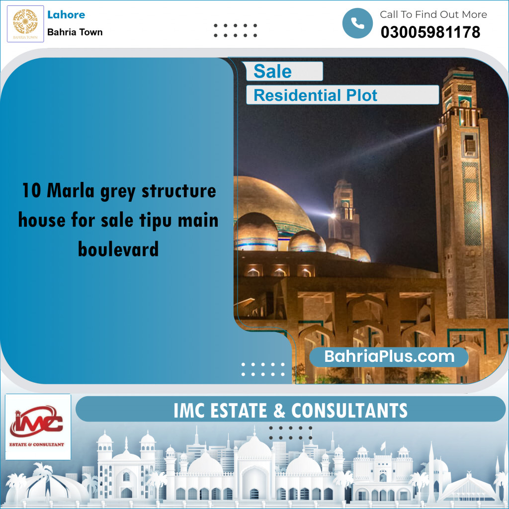 Residential Plot for Sale in Bahria Town, Lahore - (BP-210696)