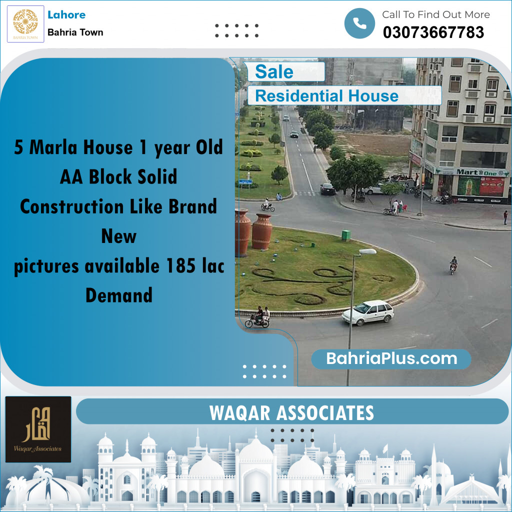 Residential House for Sale in Bahria Town, Lahore - (BP-210949)