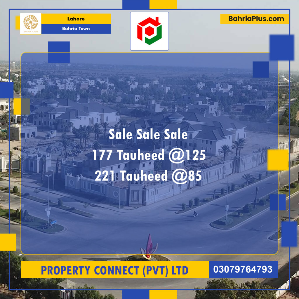 Residential Plot for Sale in Bahria Town, Lahore - (BP-211103)