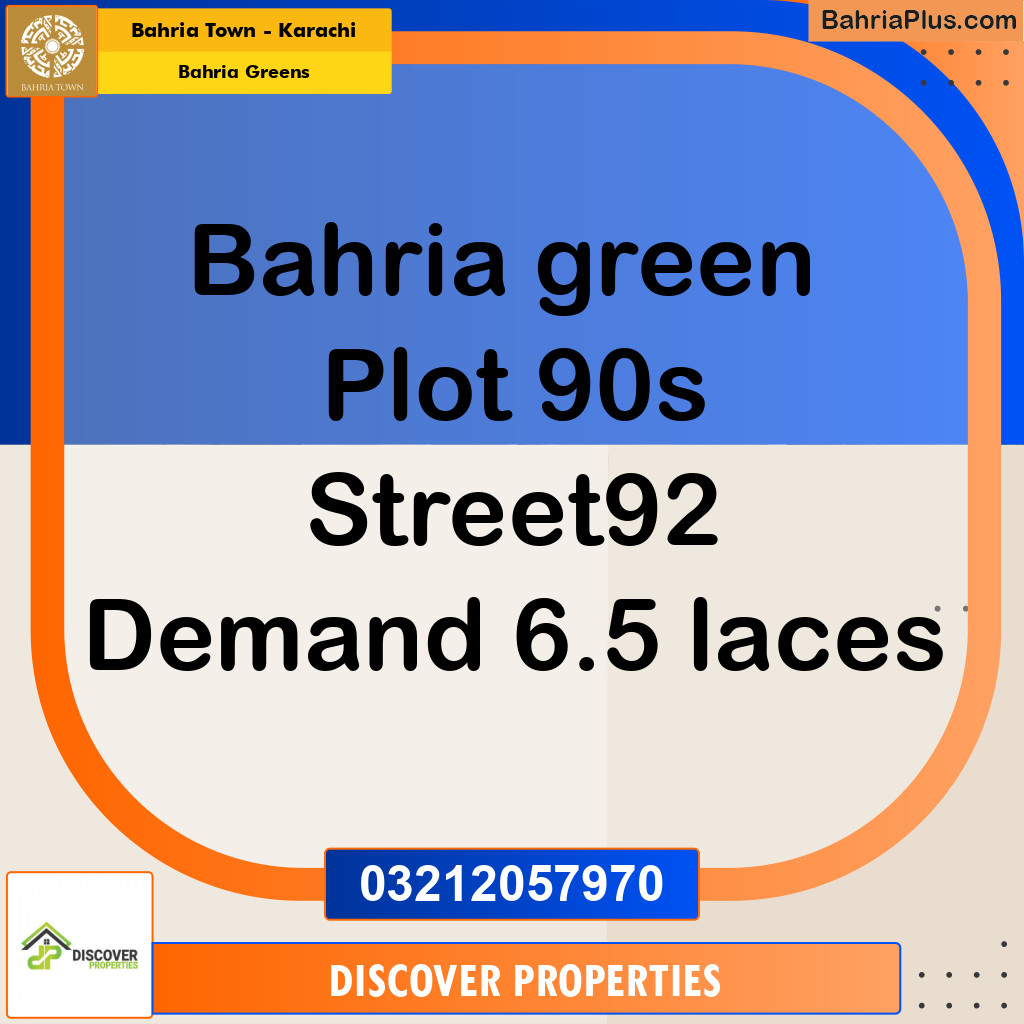 75 Sq. Ft. Residential Plot for Sale in Bahria Greens -  Bahria Town, Karachi - (BP-211148)