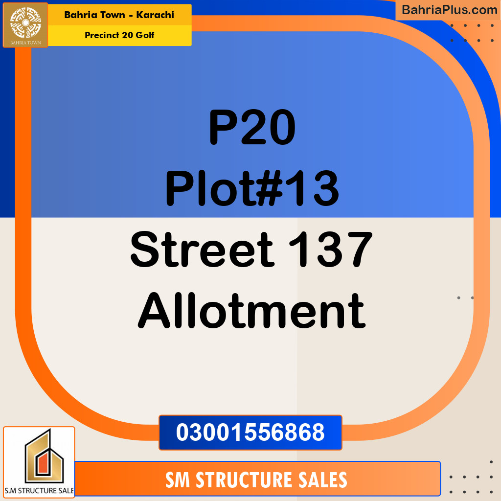 500 Sq. Yards Residential Plot for Sale in Precinct 20 Golf -  Bahria Town, Karachi - (BP-211188)