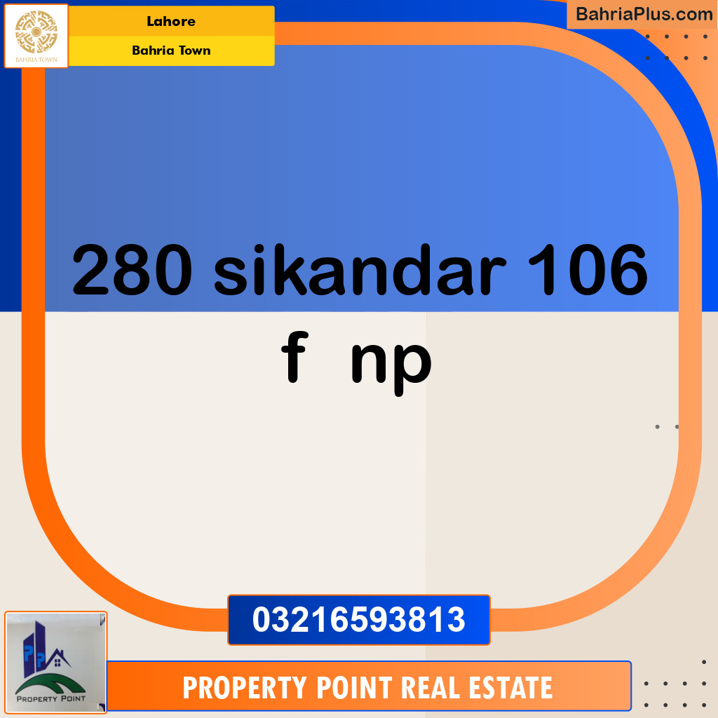 Residential Plot for Sale in Bahria Town, Lahore - (BP-211212)