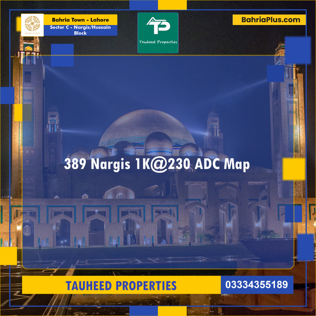 1 Kanal Residential Plot for Sale in Sector C - Nargis/Hussain Block -  Bahria Town, Lahore - (BP-211299)