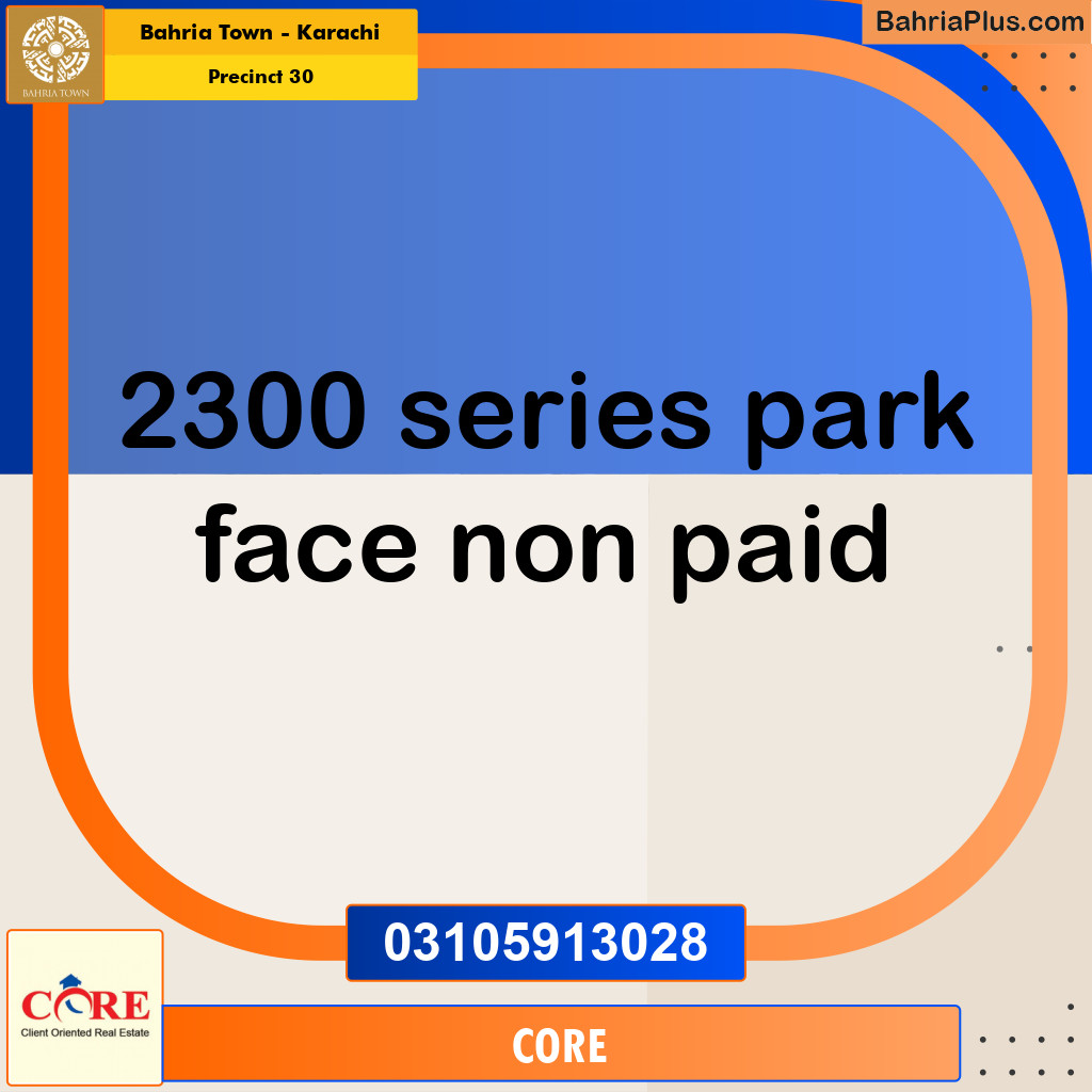 250 Sq. Yards Residential Plot for Sale in Precinct 30 -  Bahria Town, Karachi - (BP-211407)