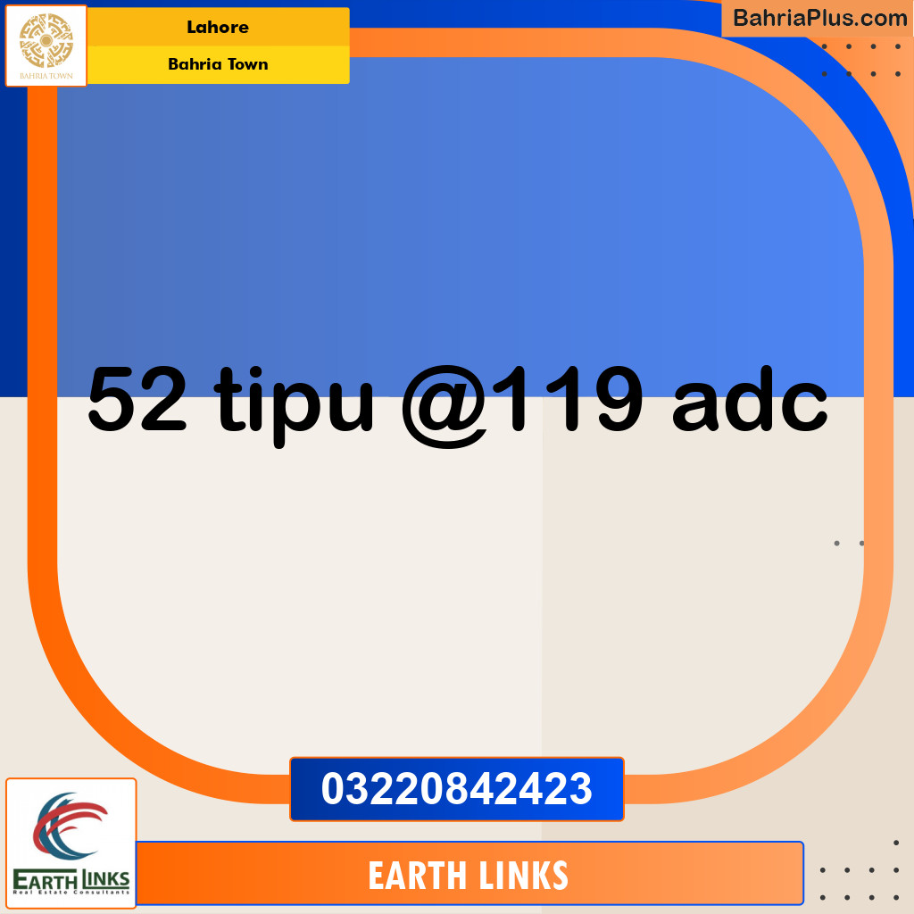 Residential Plot for Sale in Bahria Town, Lahore - (BP-211415)