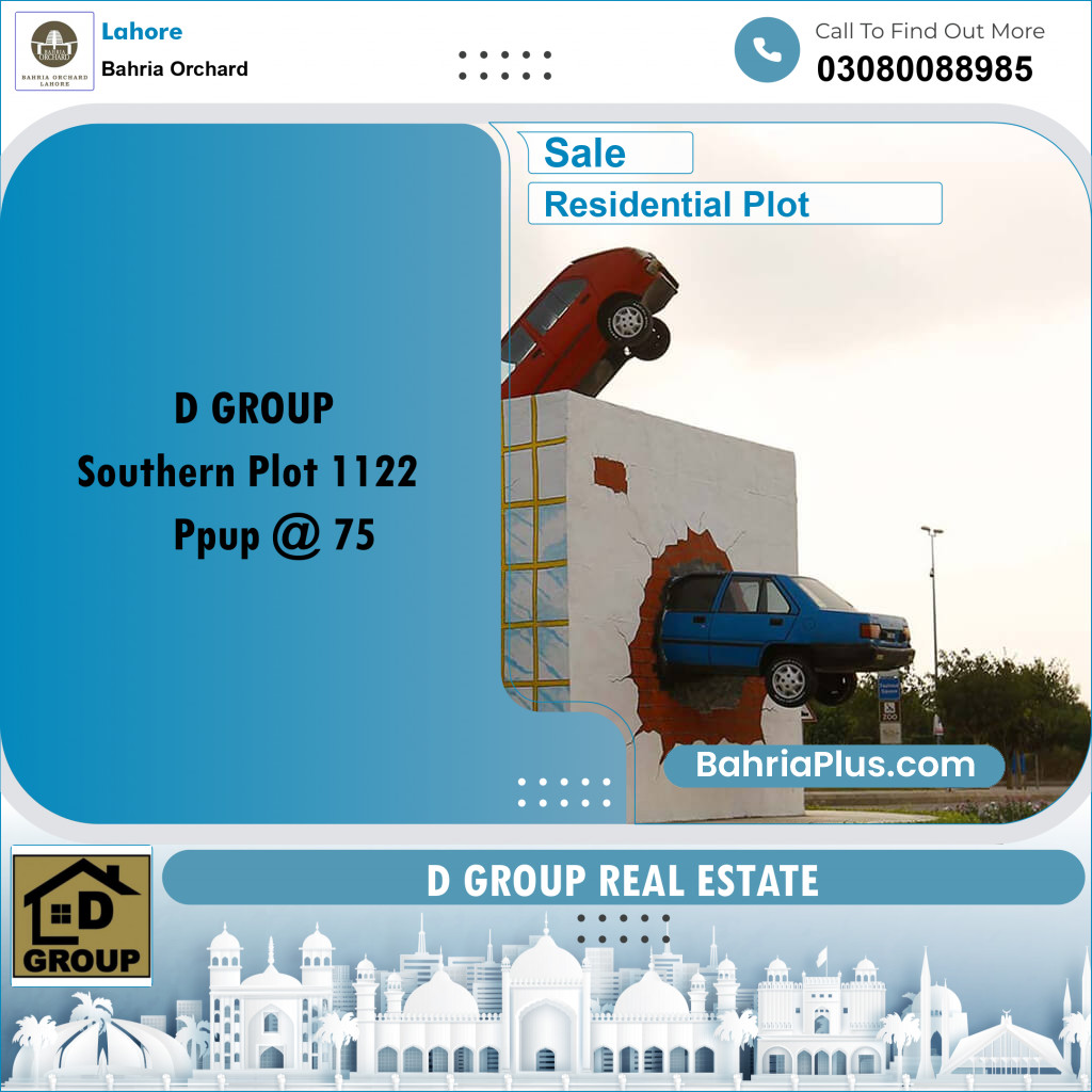 Residential Plot for Sale in Bahria Orchard, Lahore - (BP-211643)