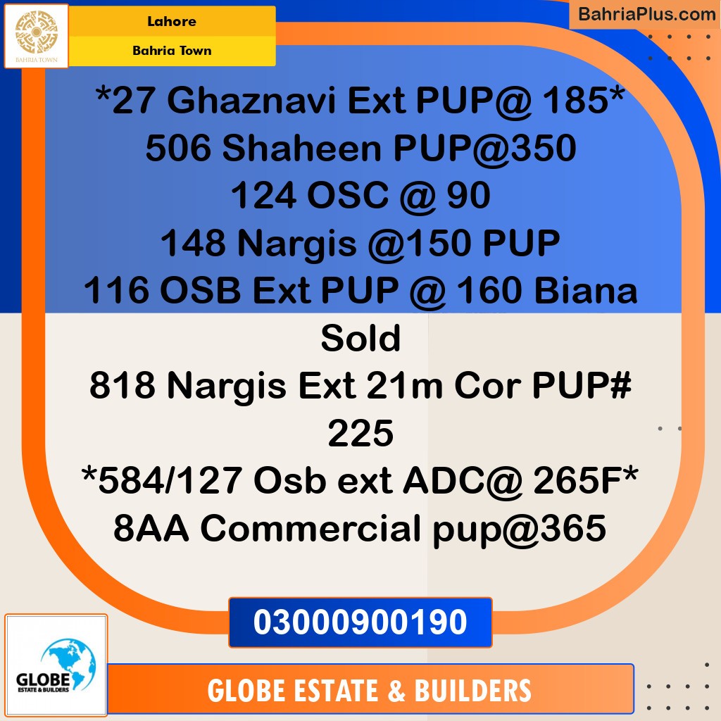 Residential Plot for Sale in Bahria Town, Lahore - (BP-211814)
