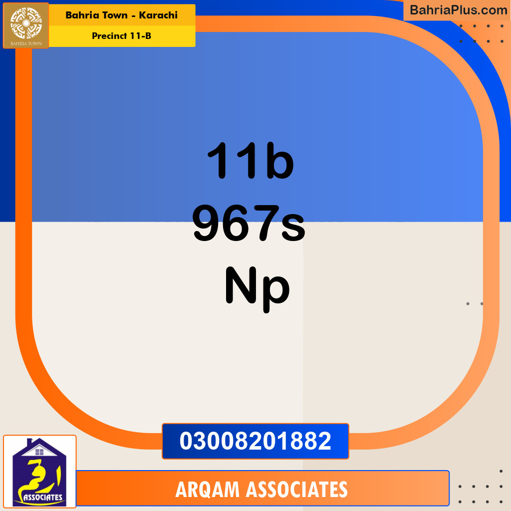125 Sq. Yards Residential Plot for Sale in Precinct 11-B -  Bahria Town, Karachi - (BP-211819)