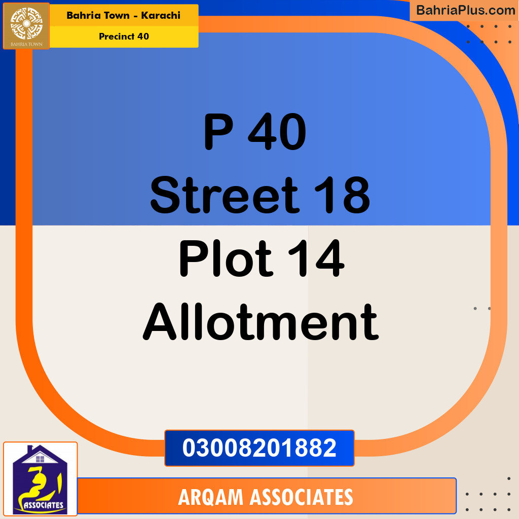 500 Sq. Yards Residential Plot for Sale in Precinct 40 -  Bahria Town, Karachi - (BP-211820)